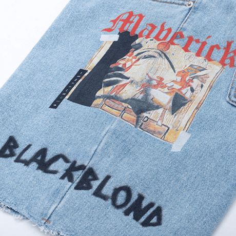 『BLACKBLOND』  マーベリックショートパンツ (Light Blue)