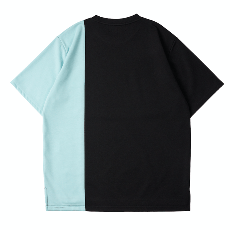 『 BY:L 』    カラー ブロックTシャツ (Black)