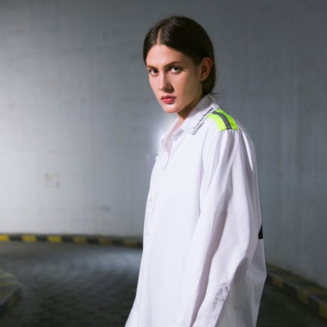Swallowtale Hologram combination Shirts(WHITE)