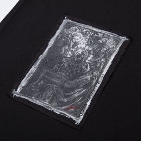 『BLACKBLOND』　ルネサンスパッチTシャツ (Black)