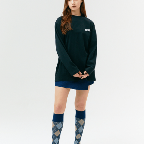 『VETEZE』 　エアプレーンロングスリーブTシャツ (Black)