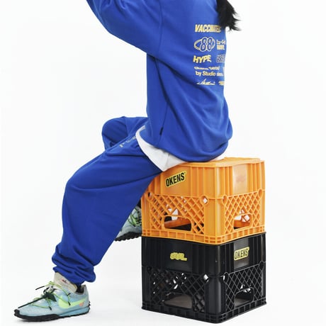 『OKENS SEOUL 』 rise and dawn training pants   (Blue)