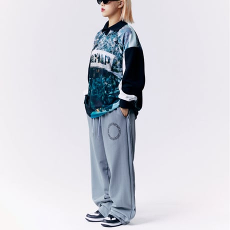 『CHAP CHAP』 　サークルチャップロゴスウェットパンツ (Mint)