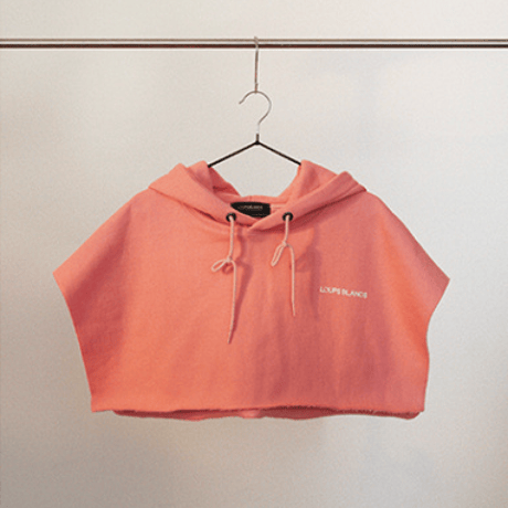 『LOUPS BLANCS』レイヤードフードボレロ (Pink)