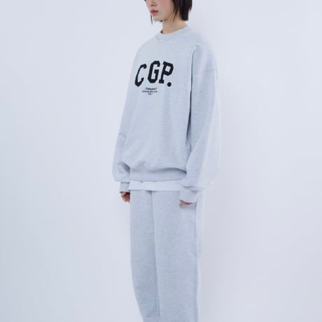 『Code:graphy』 　アーチロゴスウェット (Melange Grey)
