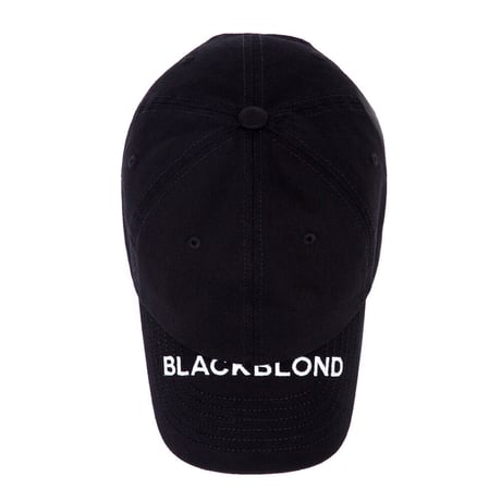 『BLACKBLOND』   カバードオリジナルロゴキャップ (Black)