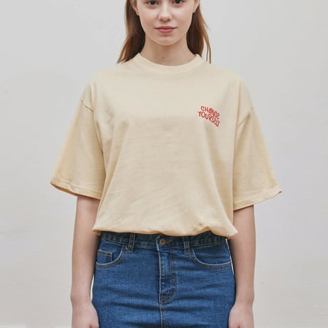 『Verynineflux』  ラフ  Tシャツ (Yellow)