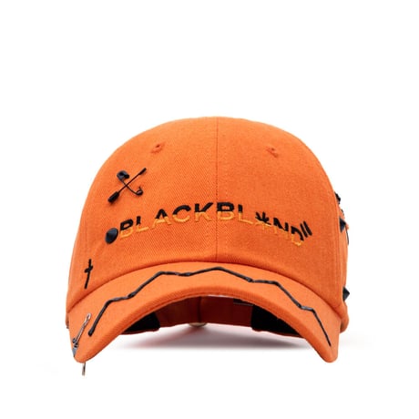 『BLACKBLOND』  クレージーグラフィティーキャップハロウィーンエディション (Orange)