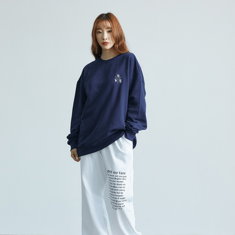 『CORUNU』  3シグネチャーロゴスウェット (Navy)