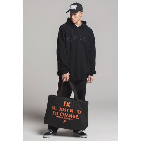 『Verynineflux』 マルチグレートバッグ (Black-Orange)