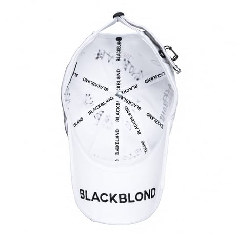 『BLACKBLOND』  ディスオーダーグラフィティーロゴキャップ (White)