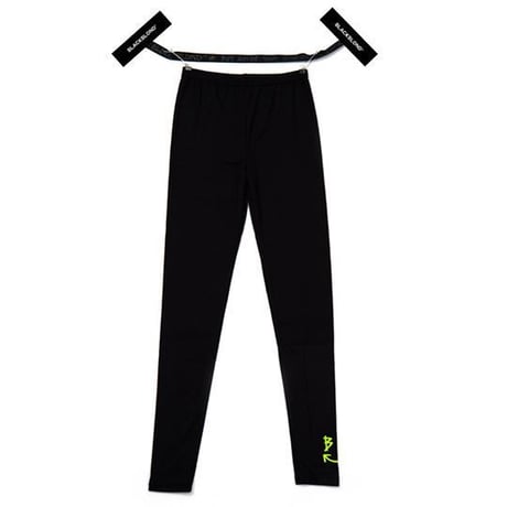 『BLACKBLOND』スマイルロゴレギンス (Black/Neon yellow)
