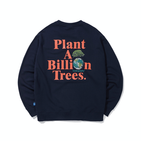 『Code:graphy』 　プラネットツリースウェット (Navy)
