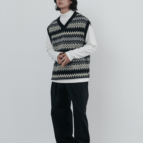 『 BY:L 』 　パルスニットベスト  (Black)