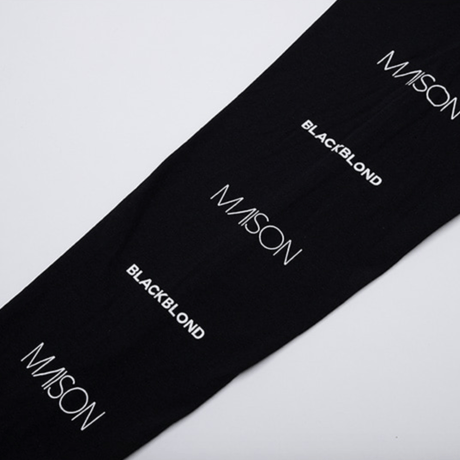 『BLACKBLOND X MAISON』 　ロング スリーブ Tシャツ (Black)