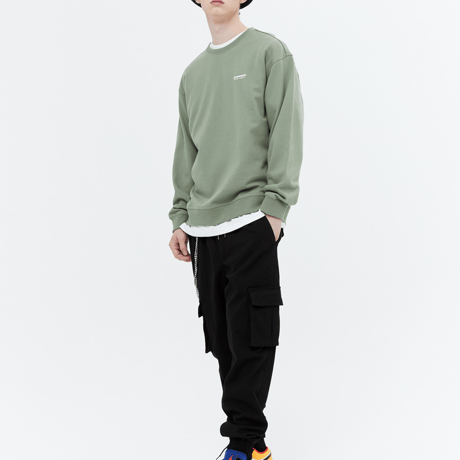 『grooverhyme』 　NYC ロケーションスウェット (Light Khaki)