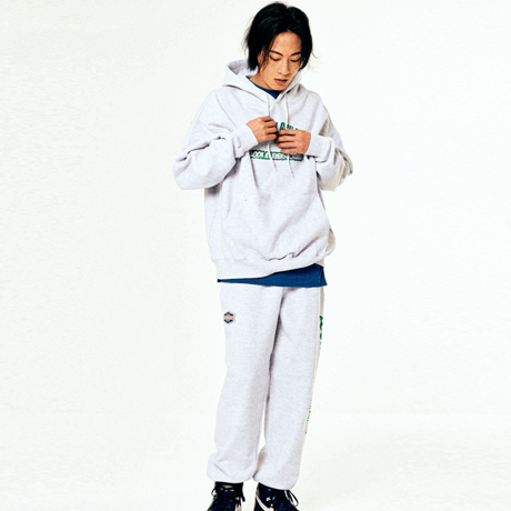 『FREAKISH BUILDING』 LAEC SWEATPANTS (Light Melange)