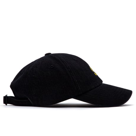 『BLACKBLOND』  スマイルロゴデニムキャップ (Black)