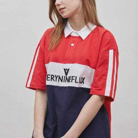 『Verynineflux』 シグネチャーPK Tシャツ (Red)