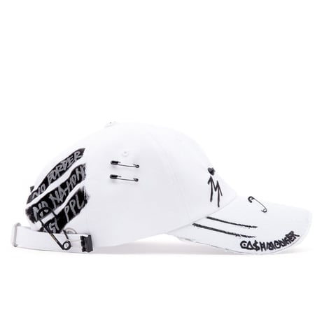 『BLACKBLOND』  レフレクションロゴノーシンパシーキャップ (White)