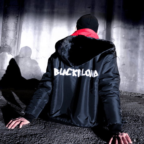 Blackblond Reversible Fur Hood Jacket (Black)