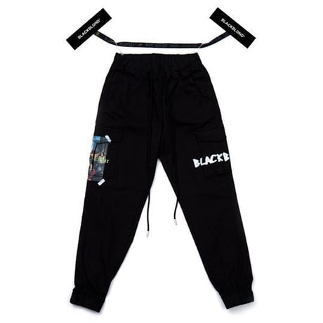 『BLACKBLOND』 イノセントカーゴジョガーパンツ (Black)