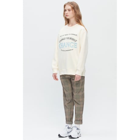 『Verynineflux』 スナァグスウェット (Beige)