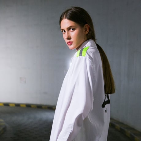 Swallowtale Hologram combination Shirts(WHITE)
