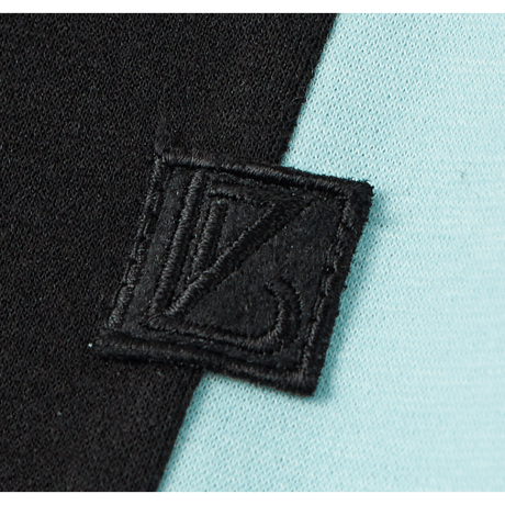 『 BY:L 』    カラー ブロックTシャツ (Black)