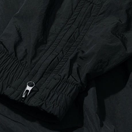 『Code:graphy』 　ナイロンメタルクルーネック (Black)