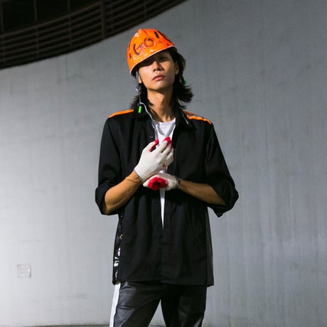 Swallowtale Hologram combination Shirts (Black)