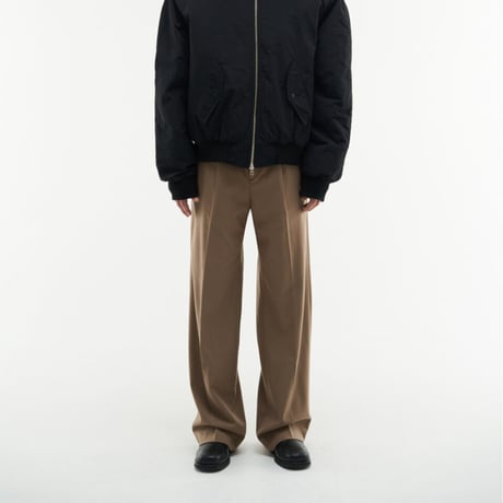 『HIFIFNK』  alden wool trousers pants (Cocoa)