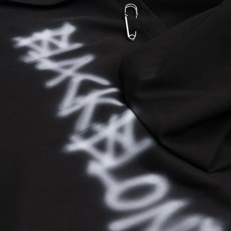 『BLACKBLOND』　graffiti logo plercing blazer (Black)