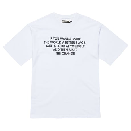 『Verynineflux』  インストラクション  Tシャツ (White)