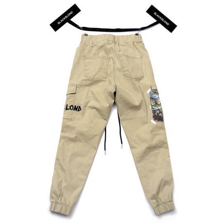 『BLACKBLOND』 イノセントカーゴジョガーパンツ (Beige)