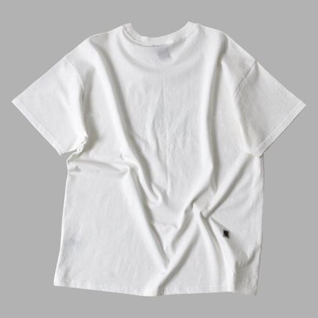 『FREAKISH BUILDING』 ランドリーデュードショートスリーブ Tシャツ (White)