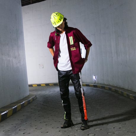 Swallowtale Single reflective taped Shirts (Wine)