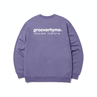 『grooverhyme』 　NYC ロケーションスウェット (Purple)