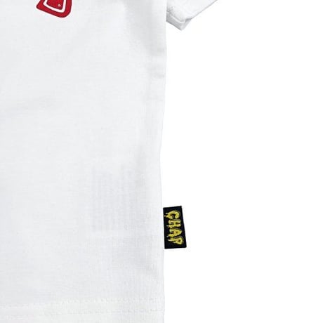 『CHAP CHAP』 　ピストル チャップ Tシャツ (White)