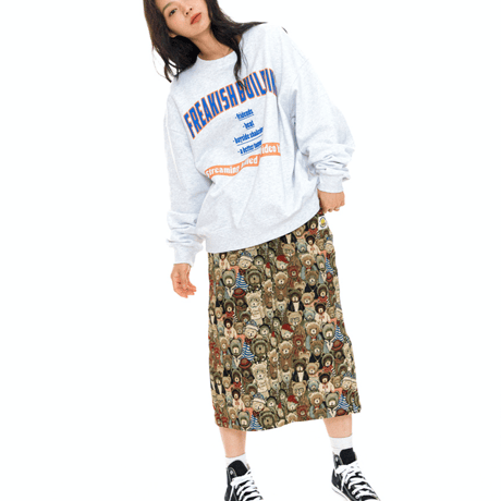 『FREAKISH BUILDING』 KONO SWEATSHIRTS (Light Melange)