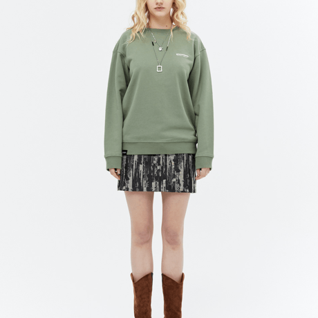 『grooverhyme』 　NYC ロケーションスウェット (Light Khaki)