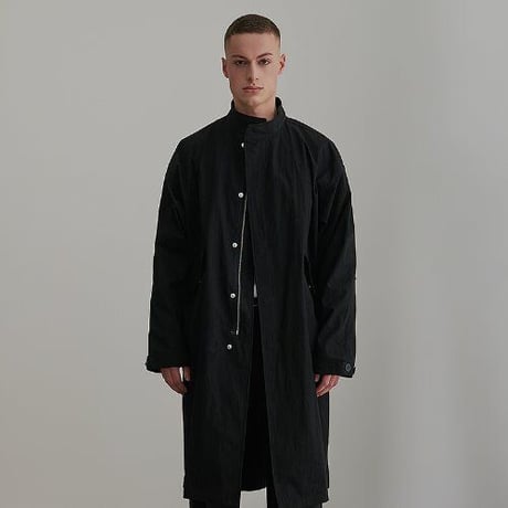 『 BY:L 』 　フィッシュテール ーバーコート  (Black)