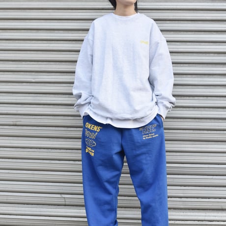 『OKENS SEOUL 』 Vaccinated RISE crewneck  (Oatmeal)