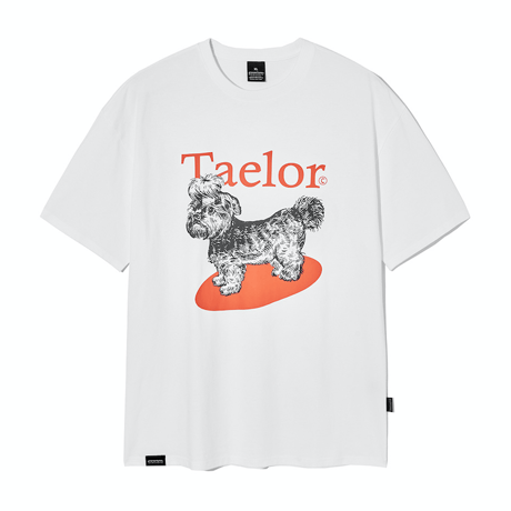 『GROOVE RHYME』 taelor series shihtzu t-shirts (Orange)