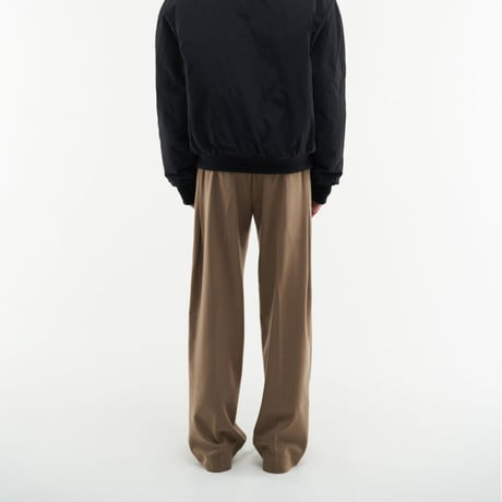 『HIFIFNK』  alden wool trousers pants (Cocoa)