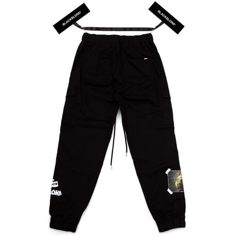 『BLACKBLOND』 ユースティティアカーゴジョガーパンツ (Black)