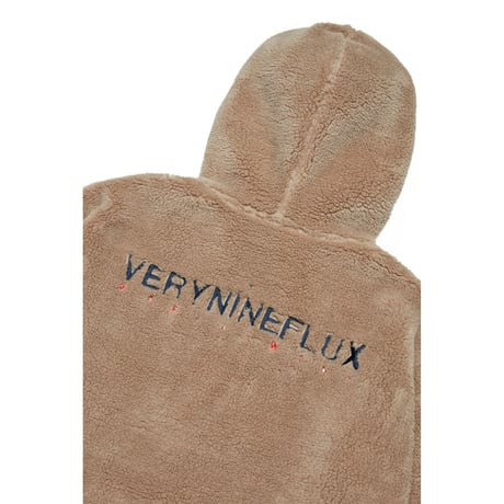 『Verynineflux』    ワールドワイドウーリーパーカー (Beige)
