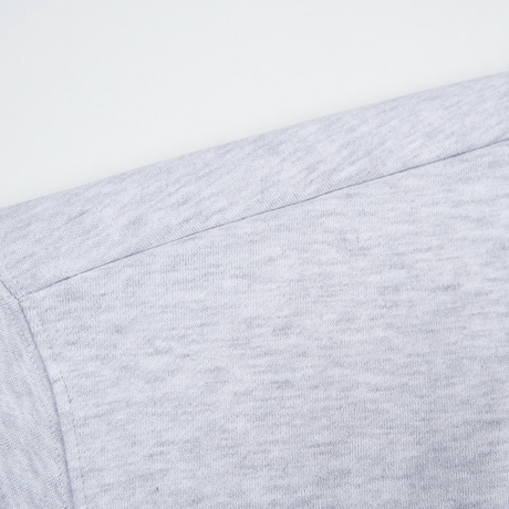 『LOUPS BLANCS』  インザルームカラージップアップスウェット  (Melange Grey)