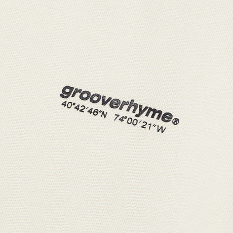 『grooverhyme』 　NYC ロケーションスウェット (Ivory)