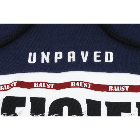 『BAUST』  deficient hood crop top (Navy)